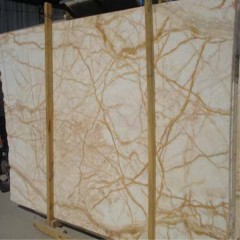 Golden spider marble
